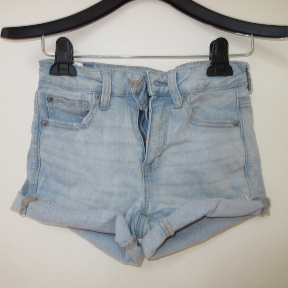 AE NEXT LEVEL STRETCH High-Waisted Jean Shorts